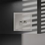 VLS060703 Розетка телевизионная встраиваемая VOLTUM S70 TV+RJ45 кат. 6, (кашемир). (ТМ Maytoni)