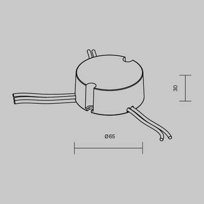 Источник тока DALI NFC DT8 300-850mA +PUSH DIM, 721027. TM Maytoni