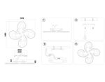 Светильник светодиодный потолочный с пультом FA1702/4 WH/CH белый/хром 121W 3000K-6400K 560*560*90 (ПДУ РАДИО 2.4G)