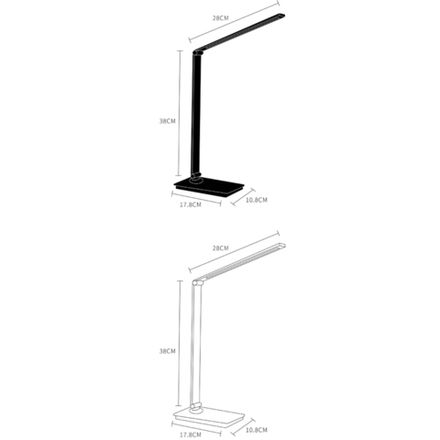 Офисная настольная лампа Arte Lamp EDWARD A5126LT-1WH, 1хLED