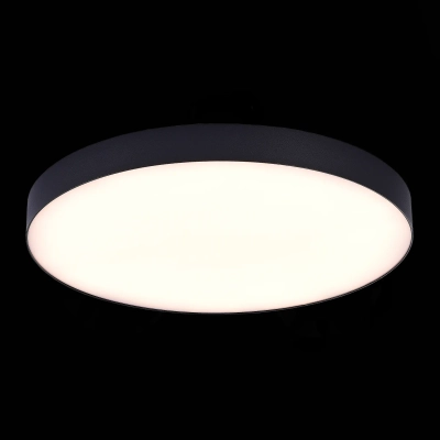 ST606.432.96 Светильник потолочный Черный LED 1*96W 3000K 8 640Lm Ra>85 120° IP20 D600xH55 185-265V