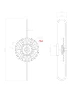 Настенный светильник Arte Lamp ALMAAZ A2563AP-1PB, 1хLED
