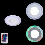 50503-9.0-001TM LED3+3W WH/DL+RGB панель светодиодная с ПДУ Reluce, LED