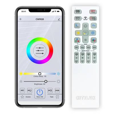 Citilux Старлайт Смарт CL703A40G Умная люстра Хром