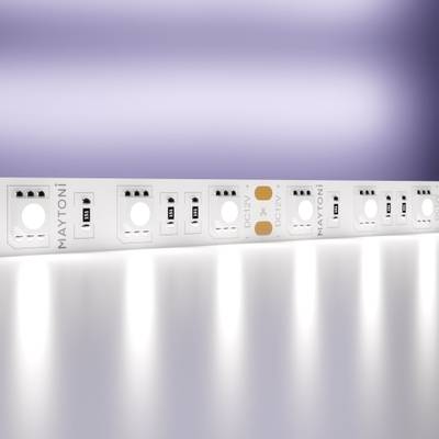 Светодиодная лента 12В 5050 14,4Вт/м 6000K 5м IP20, 10130. TM Maytoni