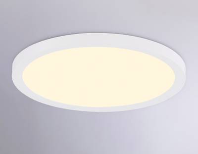 Светильник светодиодный ультратонкий FZ1905 WH белый IP54 26W 3000K-6500K CCT-переключатель D370*25 (Без ПДУ)