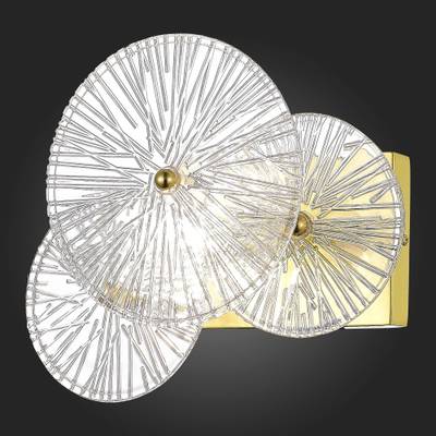 SL1657.201.01 Бра ST-Luce Золотистый/Прозрачный E14 1*40W