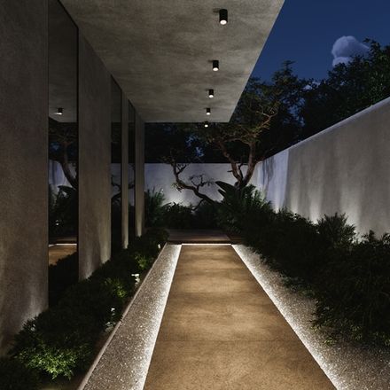 SL9514.712.01 Светильник уличный потолочный ST-Luce серый/белый LED 1*12W 3000K/4000K/6500K