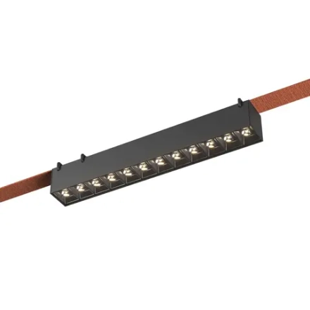 ST455.446.12 Св-к трек. Черный LED 1*12W 4000K 1 050Lm Ra90 24/40 IP20 L323xW40xH45 48V