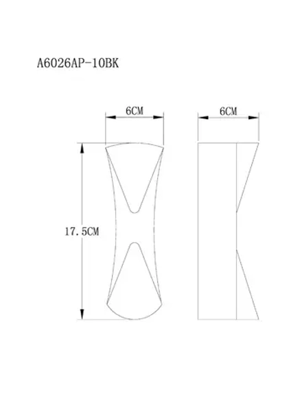 Настенный светильник Arte Lamp GUDJA A6026AP-10BK, 1хLED