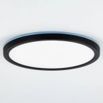 CL738241EL Бейсик Лайн Черный Св-к с пультом LED+RGB 30W