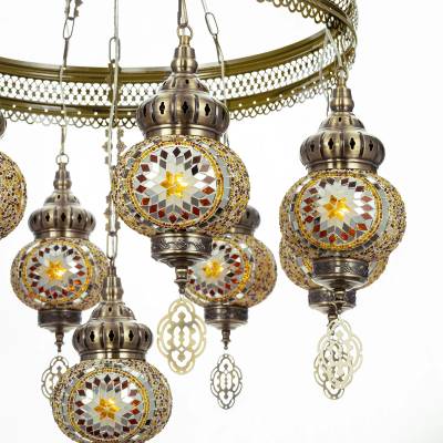 CL419185 Каир Мозаика Янтарь Люстра