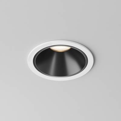 Декоративная черная рамка-отражатель для светильников серии Alfa LED Ring8-10W-RD-B. TM Maytoni