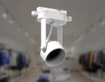 Корпус светильника трековый C6601 WH белый D60*H135mm Out122mm MR16 GU10 (насадки D60mm)
