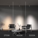 Трековый светильник Focus Led Trinity 2700-5000K 40Вт 36° TR197-3-40WCCT-M-W. TM Maytoni