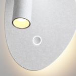 7183/9WL HIGHTECH ODL26 Настенный светильник  белый ice crack/металл IP20 LED 9W 580Лм 2700K/3300K/4000K 120° 220-240V ROY