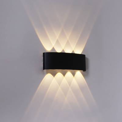 86834-9.2-008KT LED8*1W BK светильник настенный