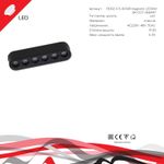 13002-9.3-001UR magnetic LED6W BK CCT+SMART