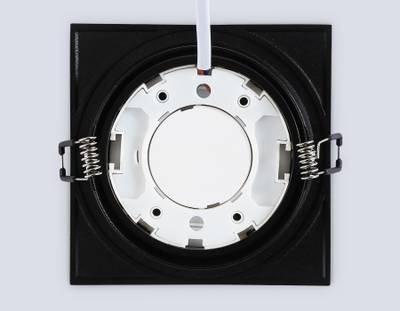 Светильник встраиваемый TN52233 BK черный IP20 GX53 110*110*44