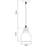 Подвесной светильник Arte Lamp EURICA A4248SP-1BK, 1хE27