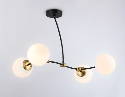 Подвесной светильник TR2544/4 BK/SB черный/бронза E27/4 max 60W 700*450*450