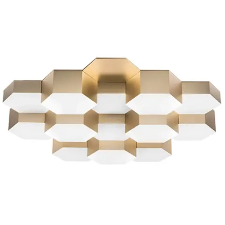 750161 Люстра потол FAVO LED-80W 3840LM Satin Gold 3000K Lightstar