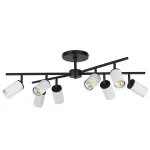 LR728368 Люстра RULLO 8х50W GU10 ЧЕРНЫЙ/БЕЛЫЙ (571728+214436-8)