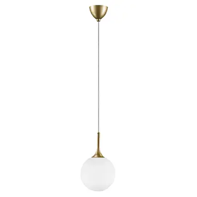 813022 Подвес GLOBO 1х40W E14 gold/white Lightstar