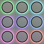 CL738241EL Бейсик Лайн Черный Св-к с пультом LED+RGB 30W