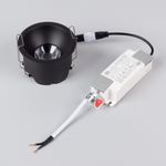 Светильник MS-HARBOR-R82-10W Warm3000 (BK, 50 deg, 230V) (Arlight, IP20 Металл, 5 лет)