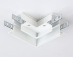 Коннектор угловой для встраиваемого шинопровода под ГКЛ 9,5мм Magnetic GL3352-9.5 WH белый 85*85*H46.8