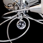 Потолочная люстра с плафонами 2275/9 хром