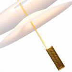 SL6101.223.01 Люстра подвесная ST-Luce Золотистый/Белый LED 1*15W 3000K