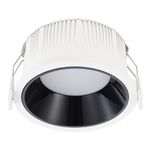 ST755.438.12 Св-к встр. Черный LED 1*12W 3000K 1 080Lm Ra80 120° IP20 D105xH50 100-240V