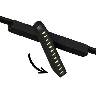 Магнитный трековый светильник Arte Lamp RAPID A6161PL-1BK, 1хLED