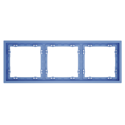 VLS100315 Рамка пластиковая VOLTUM S70 на 3 поста, (деним). (ТМ Maytoni)