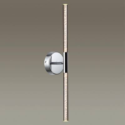 4370/10WL HIGHTECH ODL23 267 хром полированный/акрил с пузырьками Настенный св-к IP20 LED 8W 315Лм 3000K SPARKY