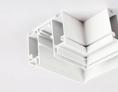 Коннектор угловой для шинопровода Magnetic 48V в натяжной потолок GL3391 WH белый