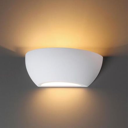 3551/1W HIGHTECH ODL18 365 белый гипсовый Настенный светильник IP20 E14 1*40W 220V GIPS