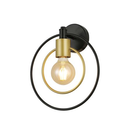 Настенный светильник Escada 1162/1A E27*40W Black/Gold