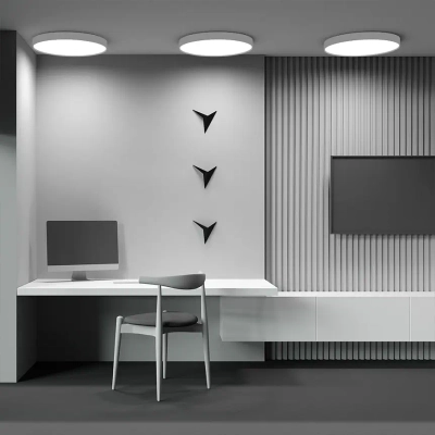 Потолочный светильник Зон / Zon 90 Вт 3000 К 120°, C032CL-90W3K-RD-W. TM Maytoni