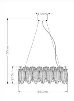 Подвесная люстра Arte Lamp EVIE A4052SP-8SG, 8хE14