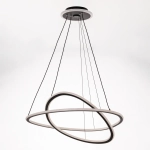 Citilux ТRIO CL215B061E LED Люстра подвесная с пультом Чёрная