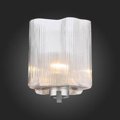 SL117.101.01 Бра ST-Luce Серебристый/Прозрачный E27 1*60W