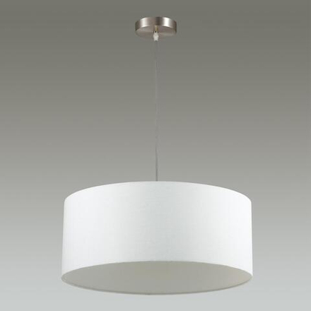 3745/3 MODERNI LN26 526 никель/белый, металл/текстиль Подвес E27 3*60W 220V NIKKI