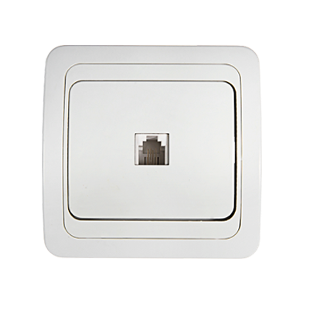 Розетка компьютерная 1-м Classico 2131 RJ45 бел. IN HOME 4690612034263 Розетка компьютерная 1-м Classico 2131 RJ45 бел. IN HOME 4690612034263