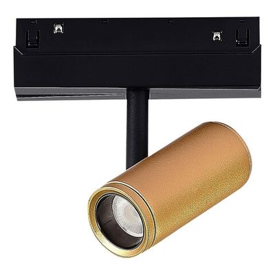 ST808.236.08 Магнитный трековый светильник Золотистый LED 1*8W 3000K 550Lm Ra>90 36° IP20 D42xH135 48VV