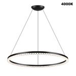 359711 LEDO NT25 332 черный Светильник подвесной диммир. со сменой цв.темпер. (пульт ДУ/прилож. Smart Life) IP20 LED 70W 220-240V 1800-4000К MONILE