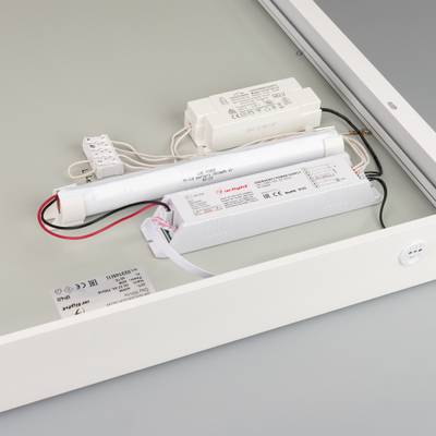 Панель IM-EMERGENCY-3H-S600x600-40W Warm3000 (WH, 120 deg, 230V) (Arlight, IP40 Металл, 2 года)