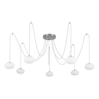 Citilux ATMAN SMART CL226A071 LED RGB Умная подвесная люстра Матовый Хром